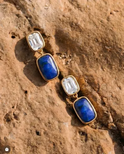 Pendientes Lapislázuli